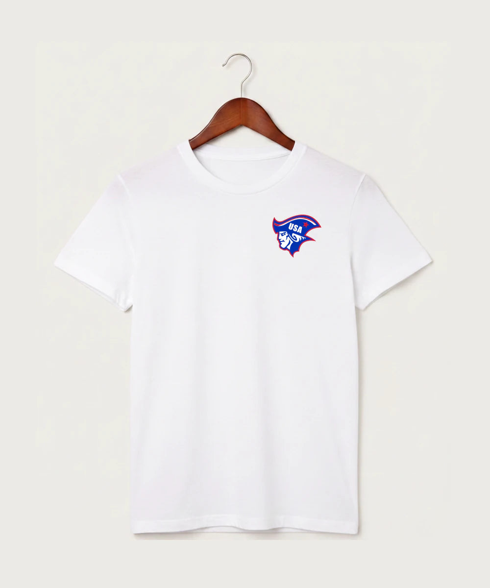 Upsala High School Football (Boys) - White T-Shirt - Left Chest