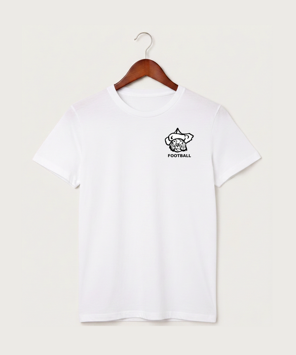 Polo HS Football general - White T-Shirt - Left Chest