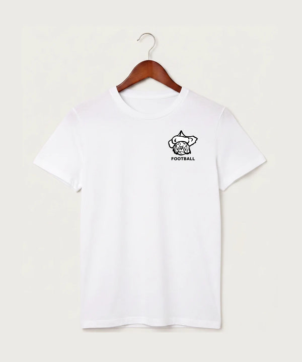 Polo HS Football general - White T-Shirt - Left Chest
