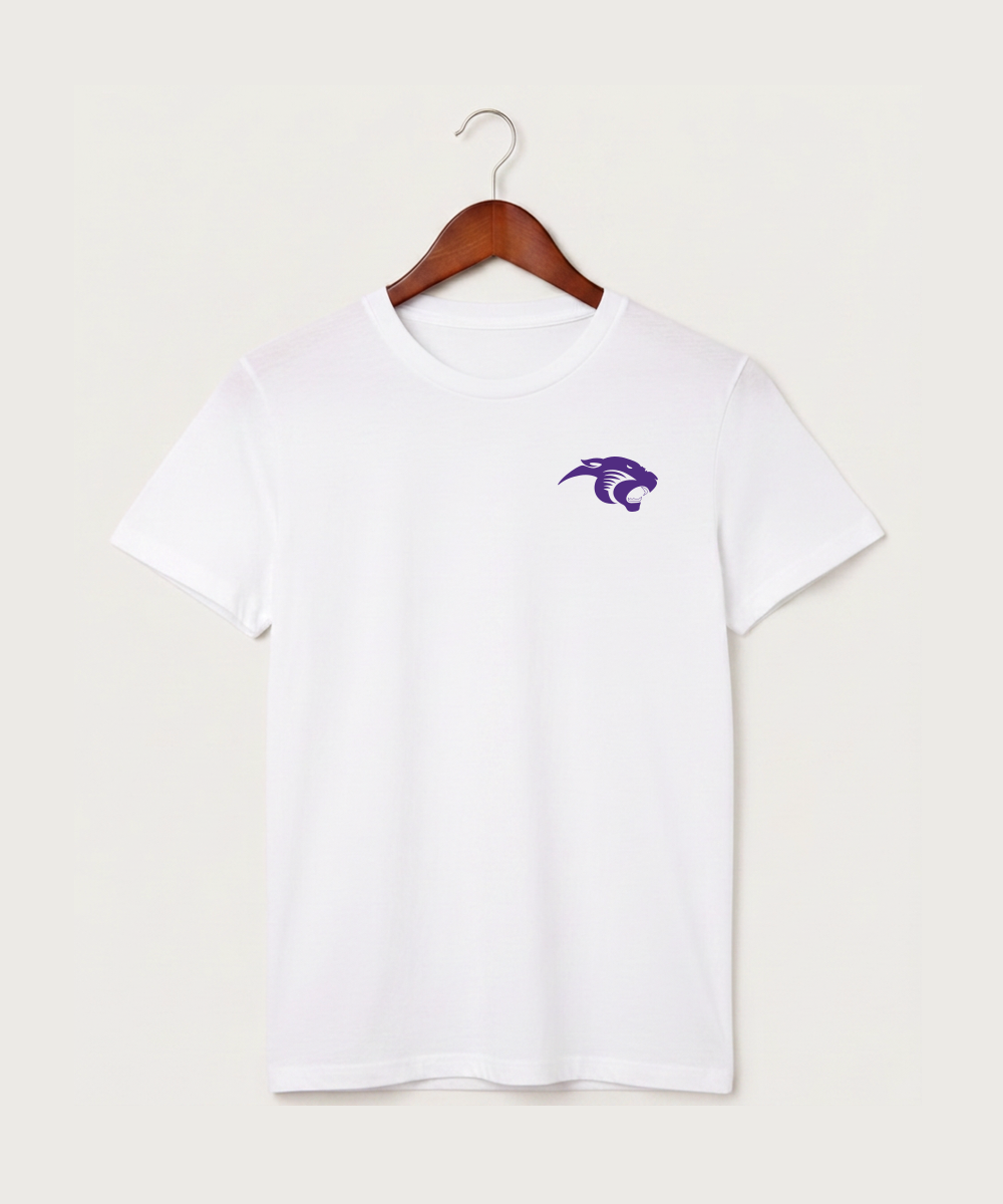 Glencoe Silver Lake High School Athletics - White T-Shirt - Left Chest
