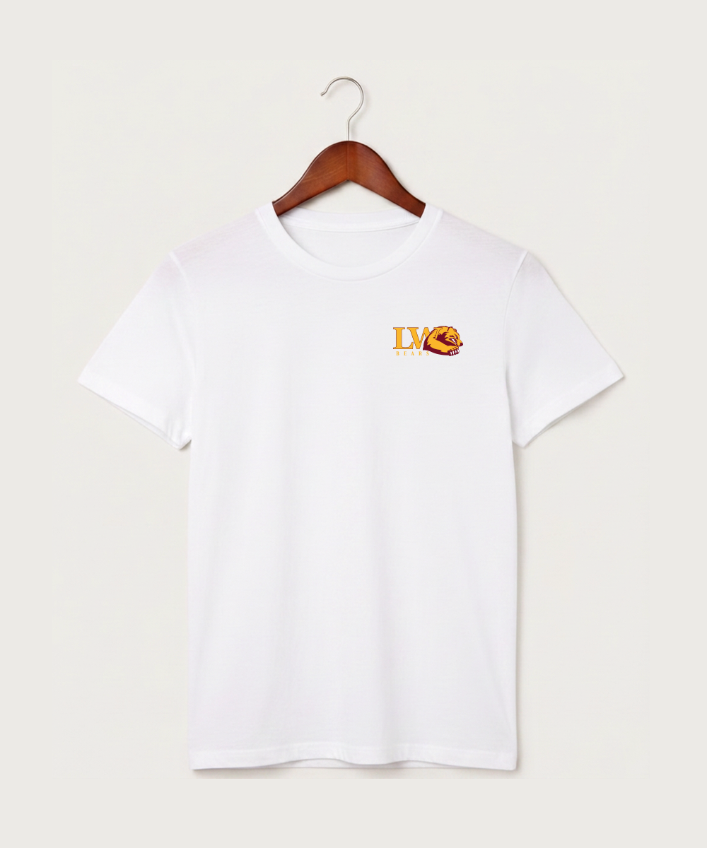 Lake of the Woods High School Football (Boys) - White T-Shirt - Left Chest
