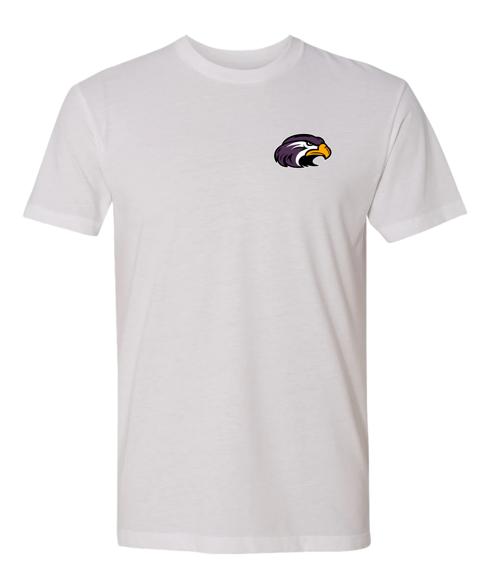Montevideo Baseball - White T-Shirt - Left Chest