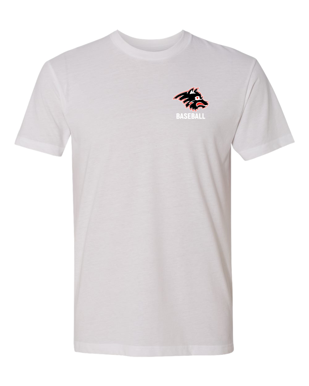 Milaca Baseball - White T-Shirt - Left Chest