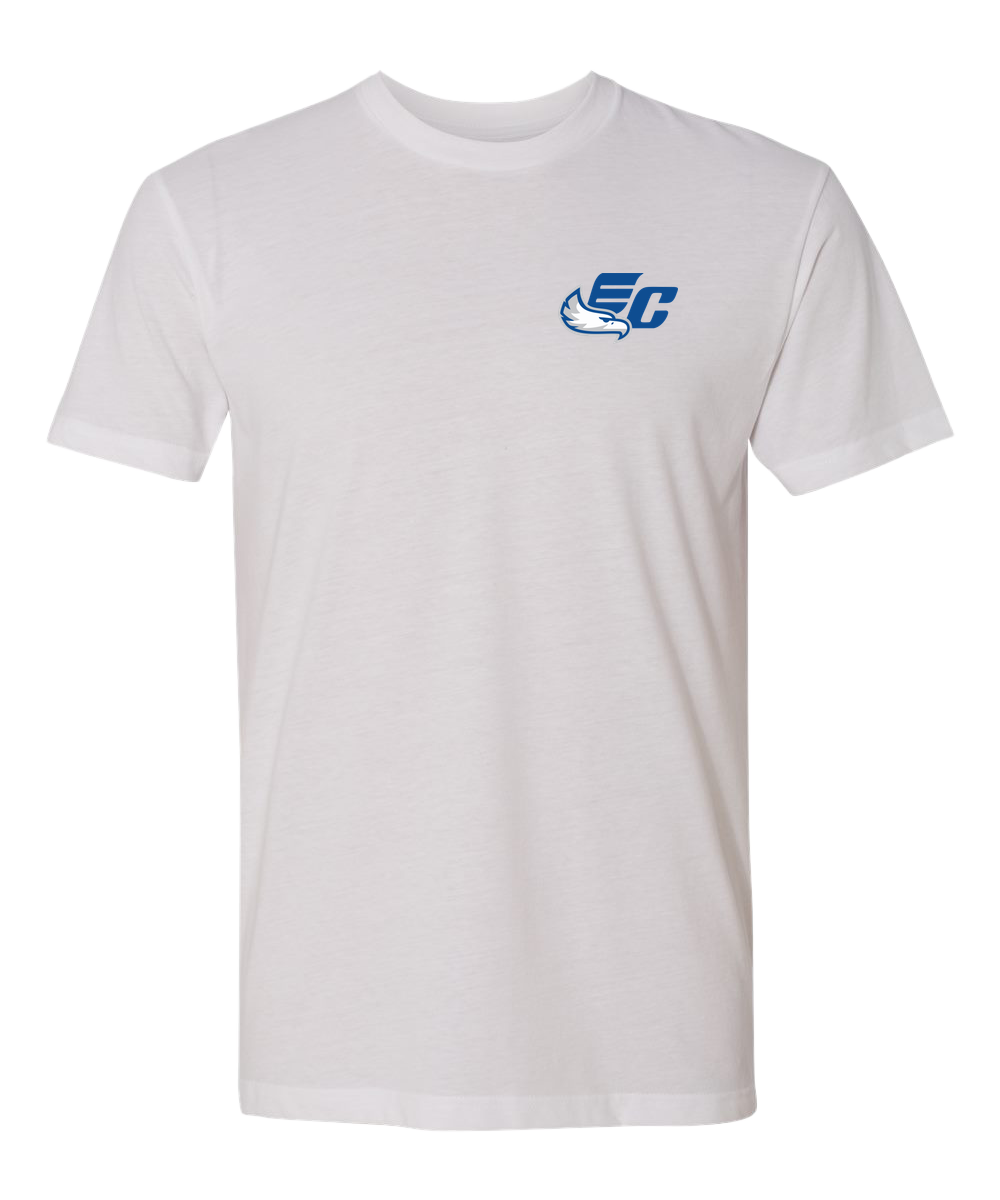 East Central Spring Sports - White T-Shirt - Left Chest
