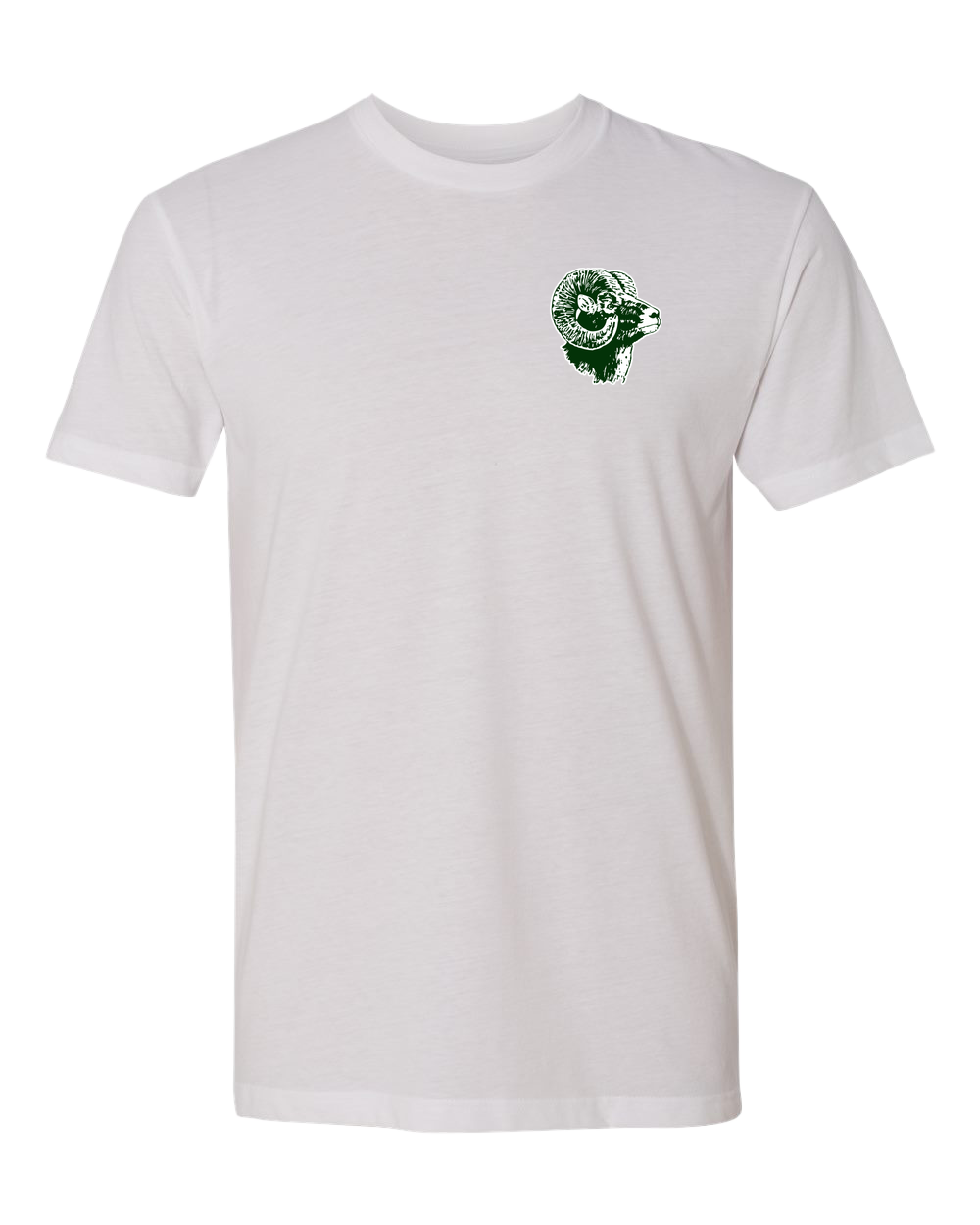 Roseau Baseball and Softball - White T-Shirt - Left Chest