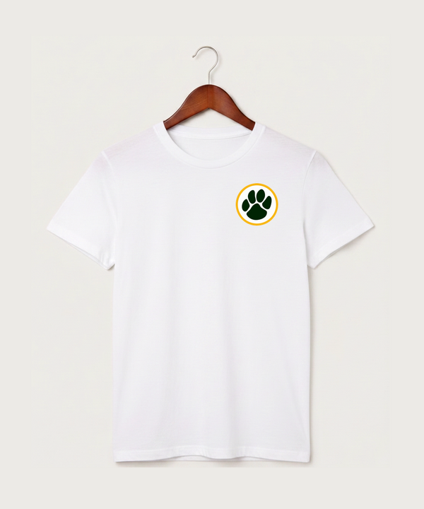 Ashwaubenon High School Baseball (Boys) - White T-Shirt - Left Chest