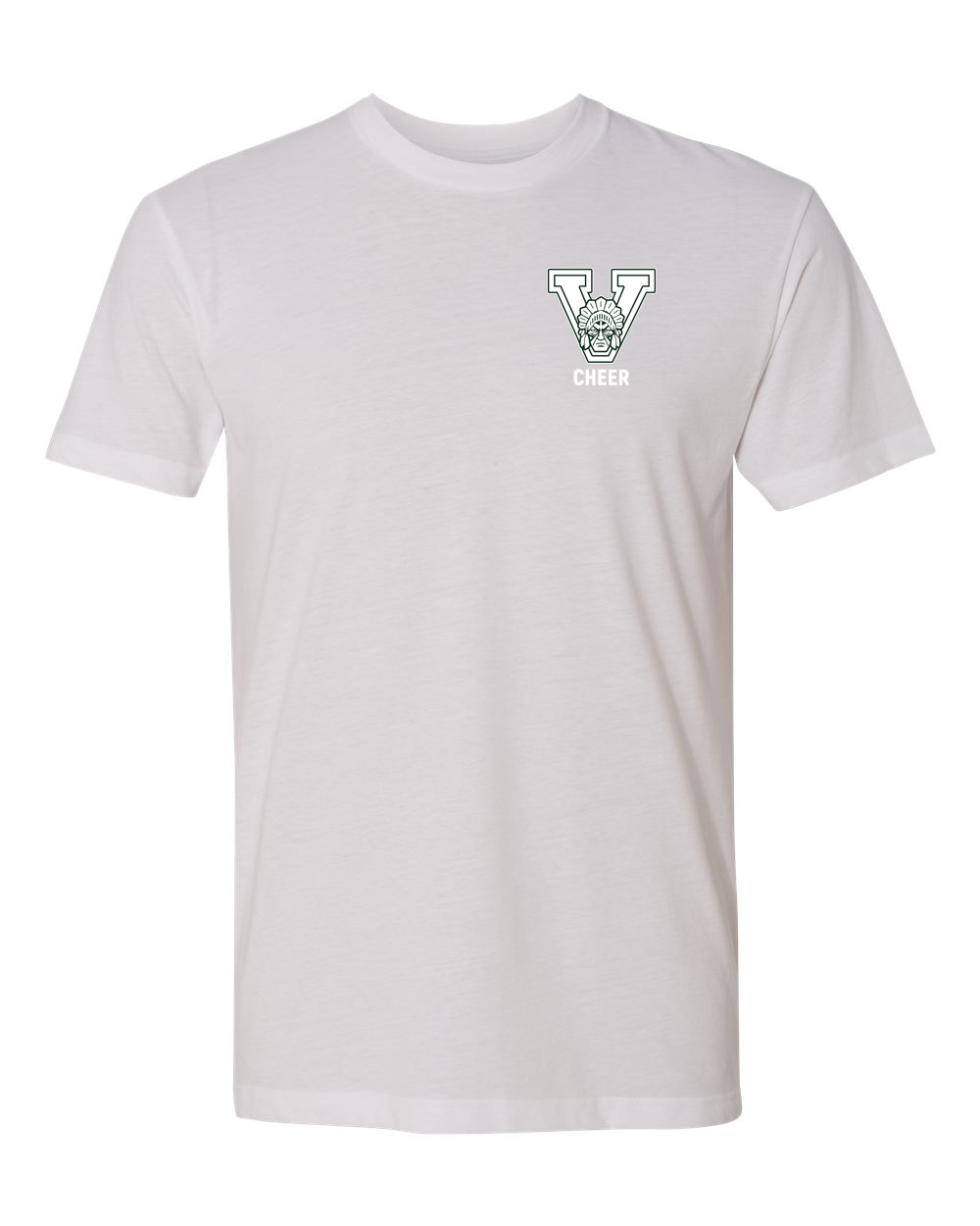 Xavier Football - White T-Shirt - Left Chest