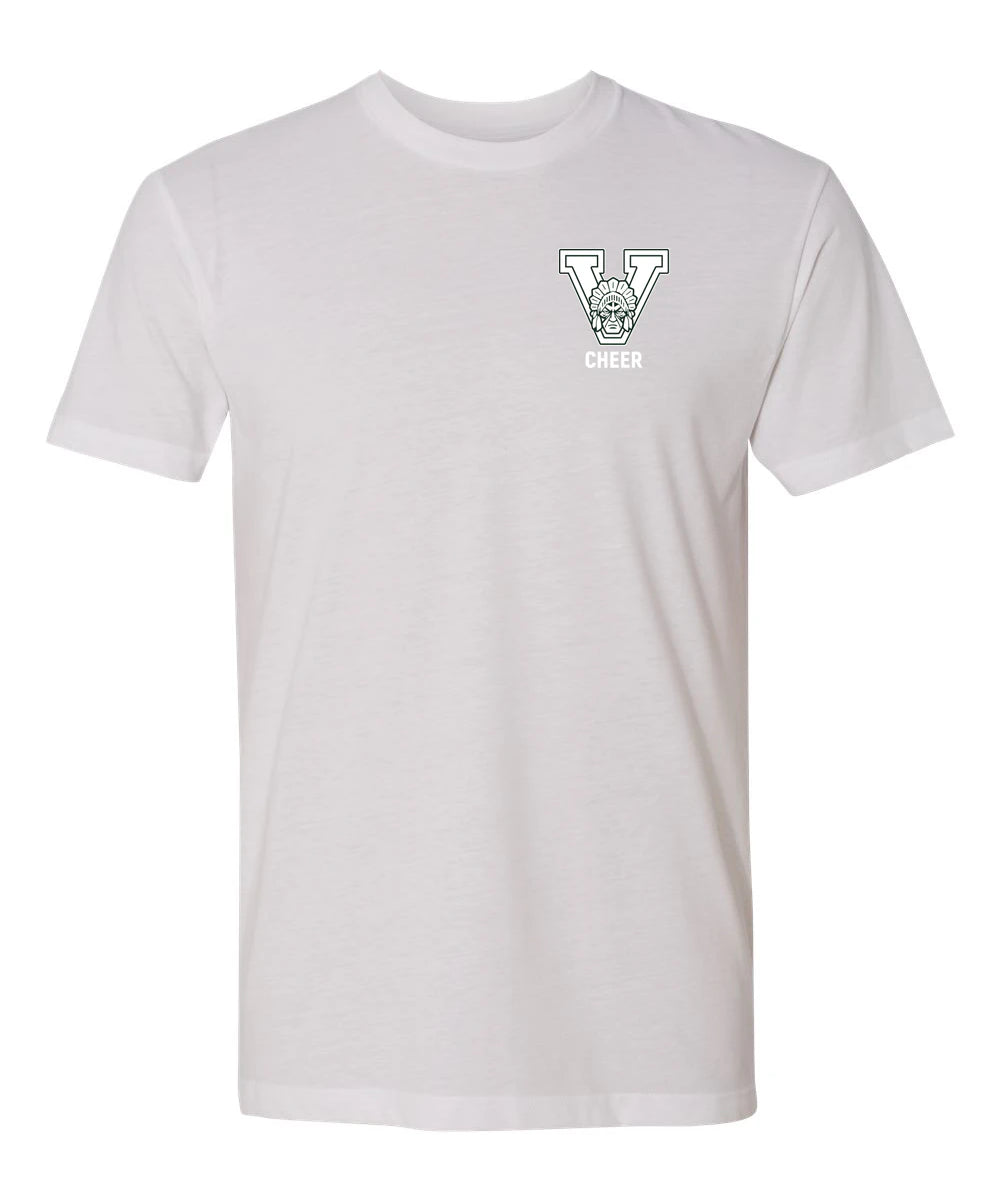 Xavier Football - White T-Shirt - Left Chest