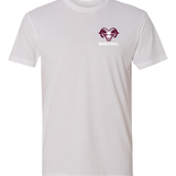 Riverview Basketball - White T-Shirt - Left Chest
