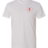Fairmont Baseball - White T-Shirt - Left Chest