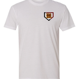 Menomonie Baseball - White T-Shirt - Left Chest