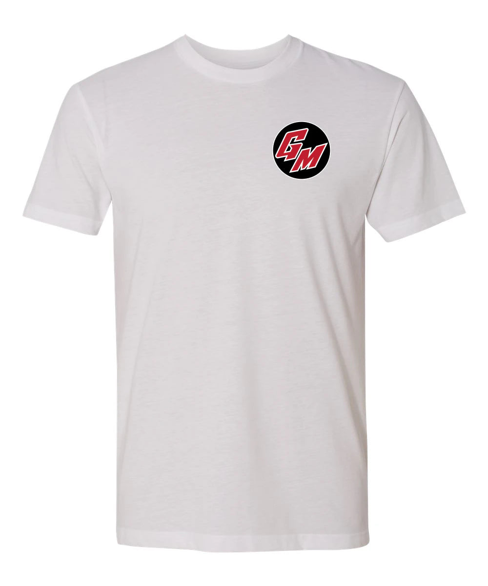 Ghostfit Sports Testing 2 - White T-Shirt - Left Chest