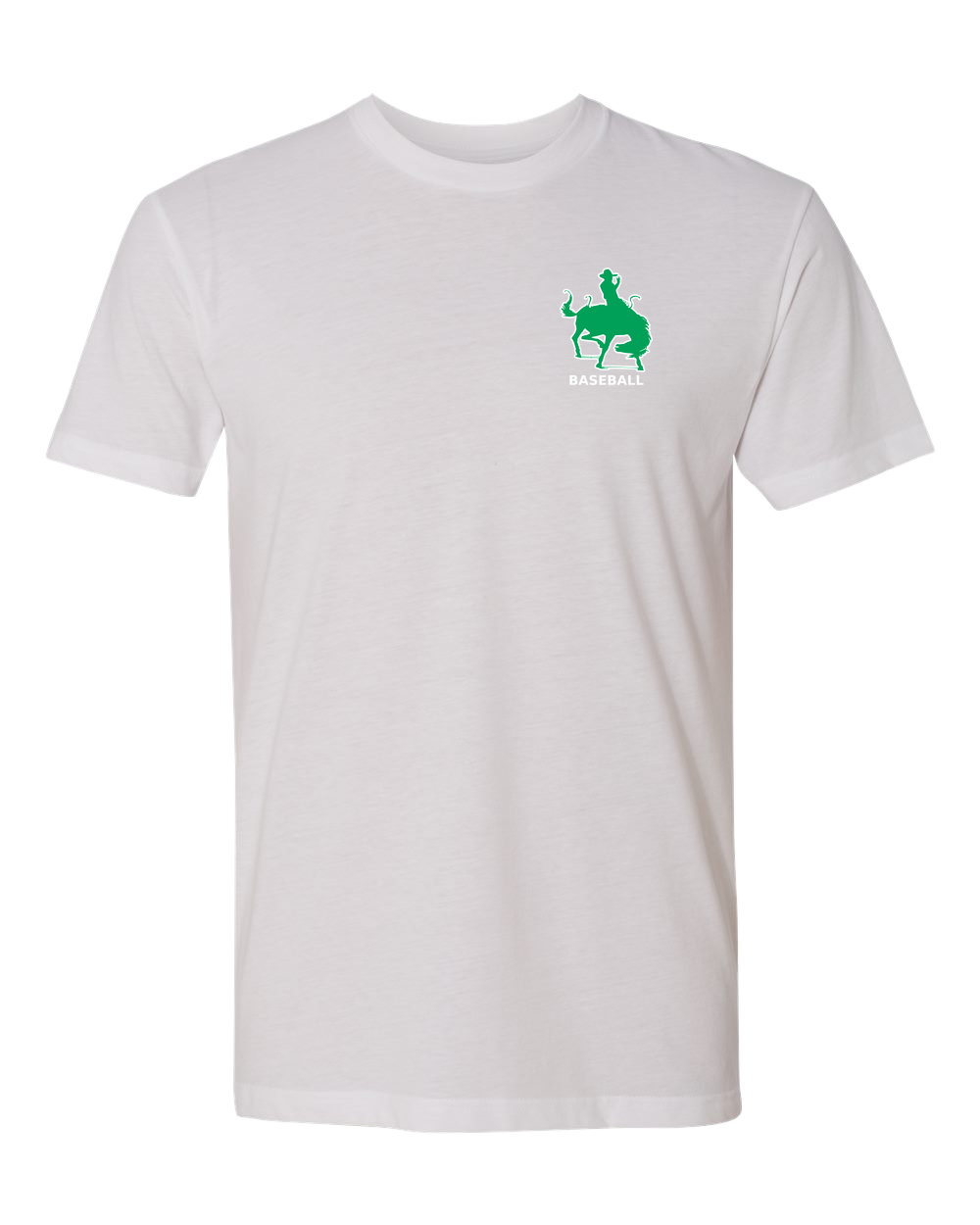 Breckenridge Baseball - White T-Shirt - Left Chest