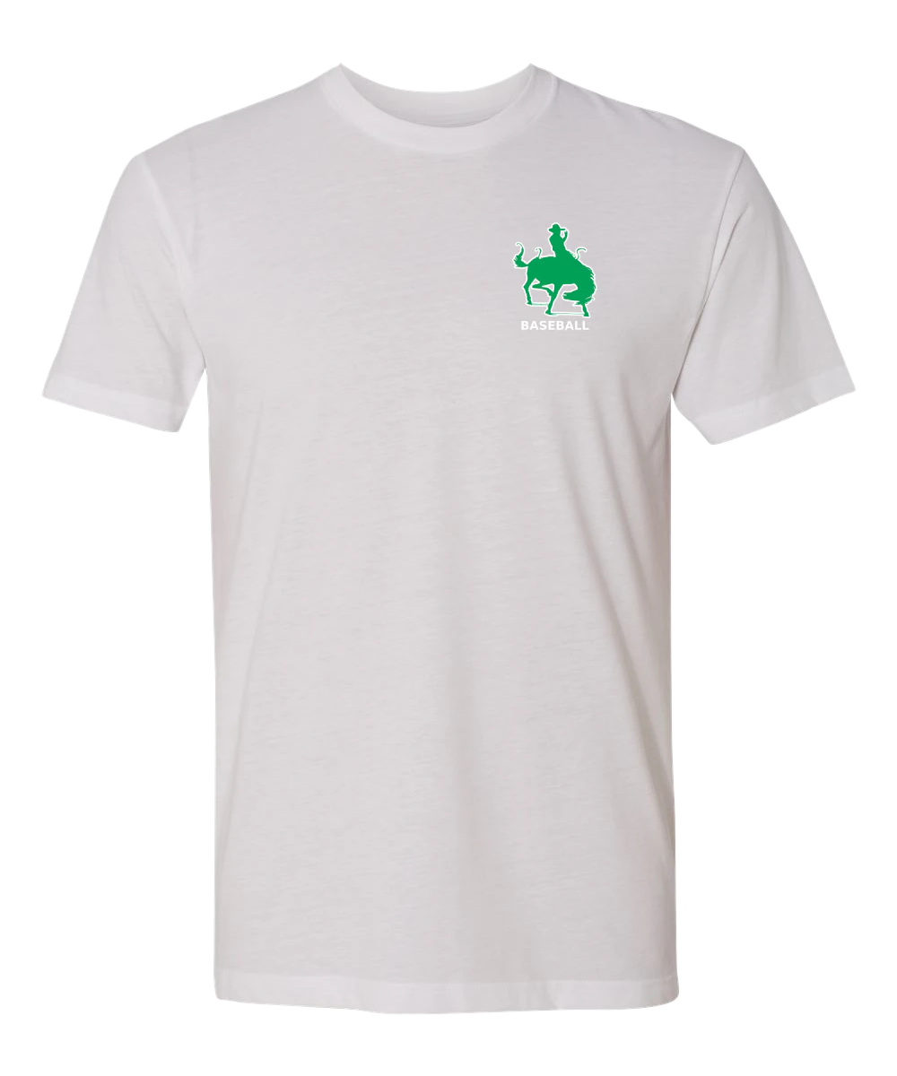 Breckenridge Baseball - White T-Shirt - Left Chest