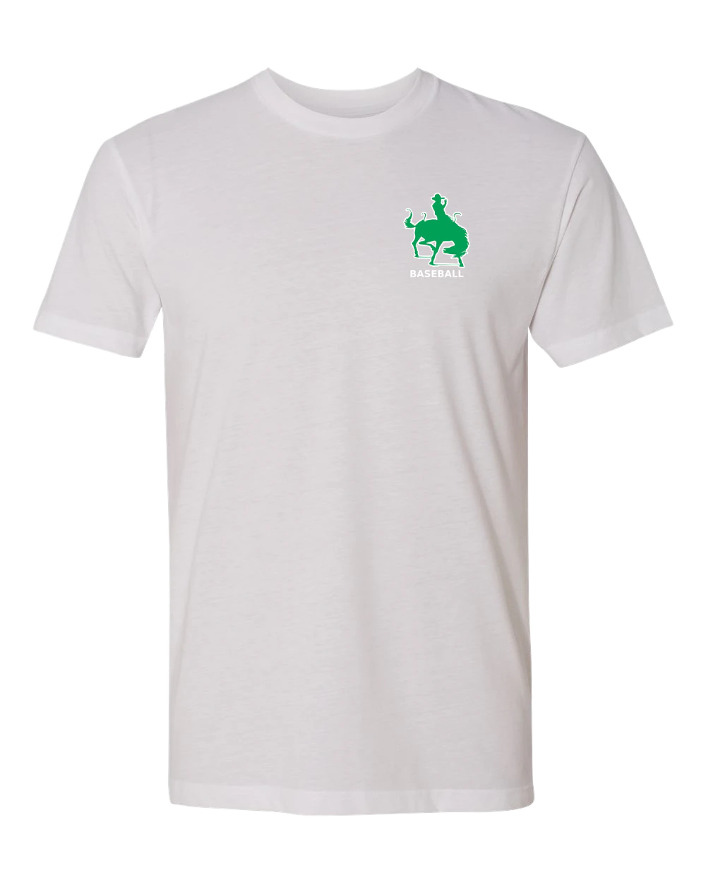 Breckenridge Baseball - White T-Shirt - Left Chest