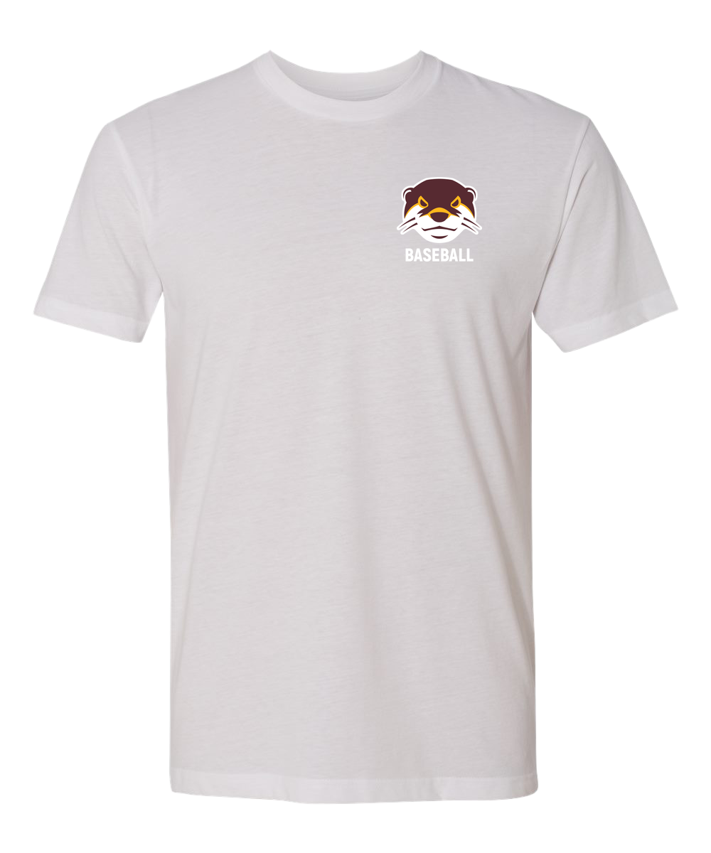 Fergus Falls Baseball - White T-Shirt - Left Chest