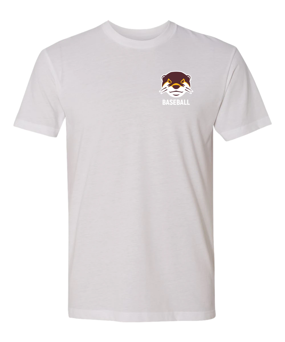 Fergus Falls Baseball - White T-Shirt - Left Chest