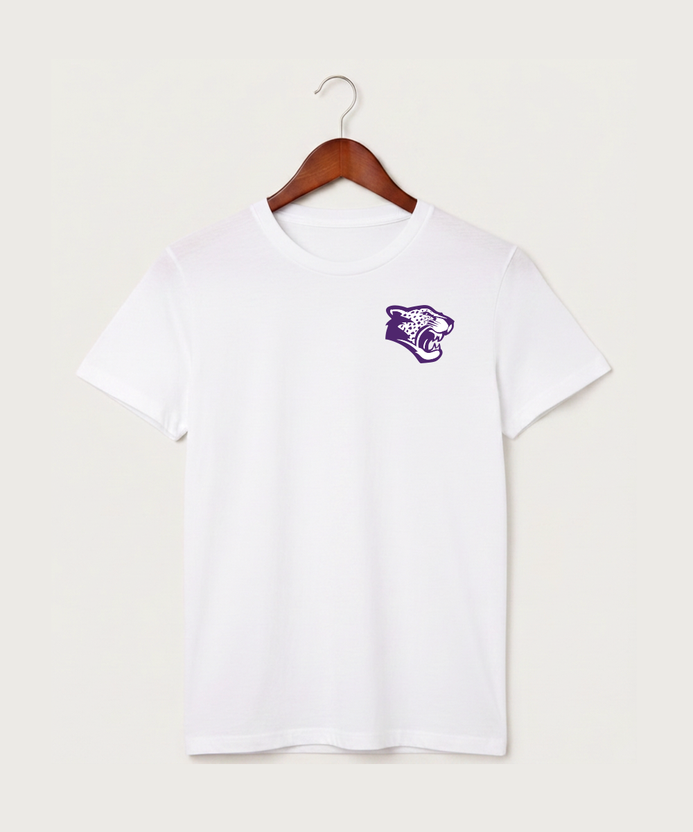 Granada-Huntley-East Chain/Truman Football (Boys) - White T-Shirt - Left Chest