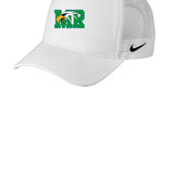 Maple River High School hockey_boys - White/ White Nike Snapback Mesh Trucker Cap NKFN9893