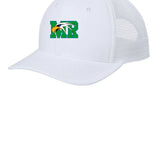 Maple River High School hockey_boys - White/ White Sport-Tek Club Trucker Cap STC46