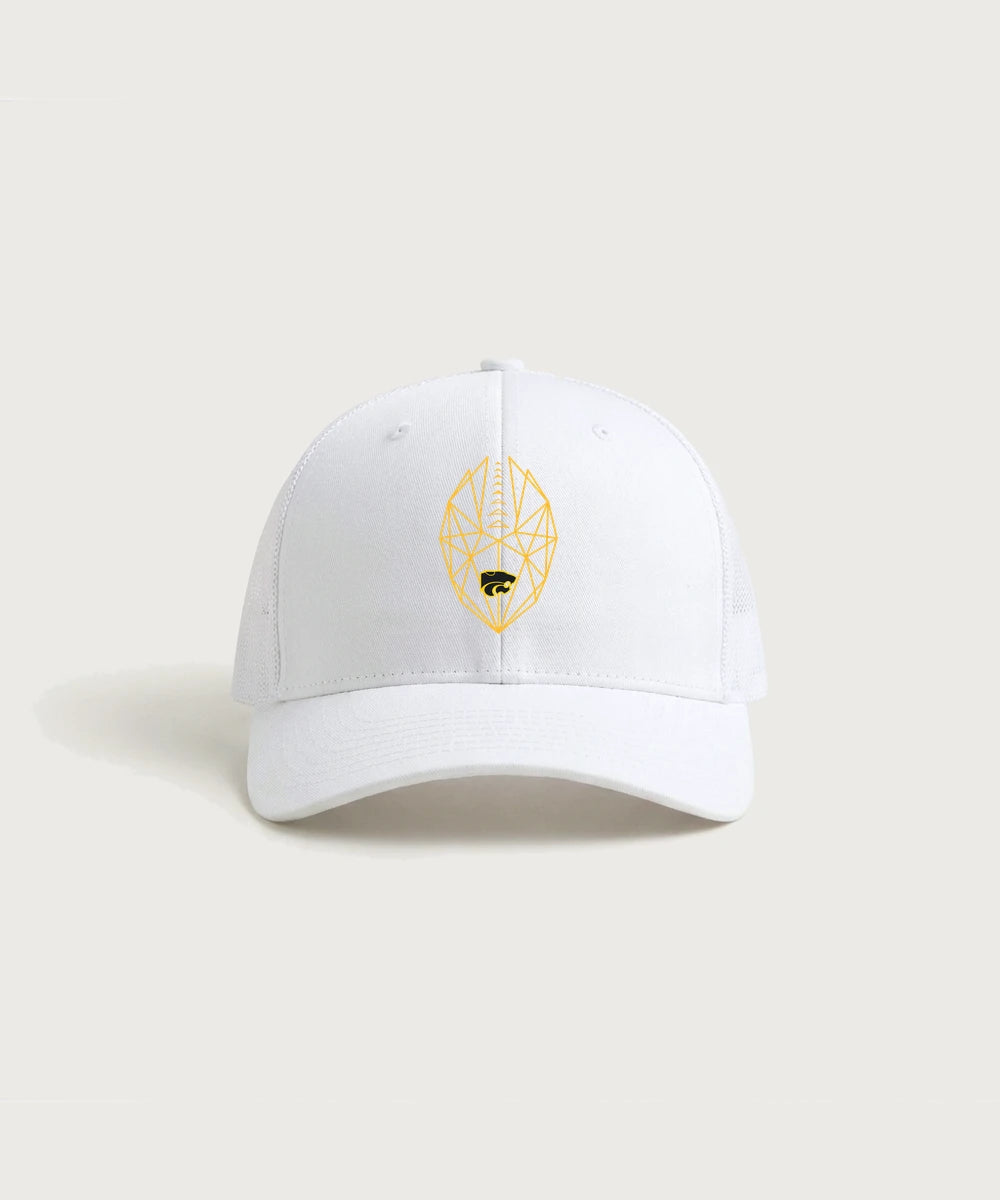 Le-Win Football - White/ White Sport-Tek Club Trucker Cap STC46