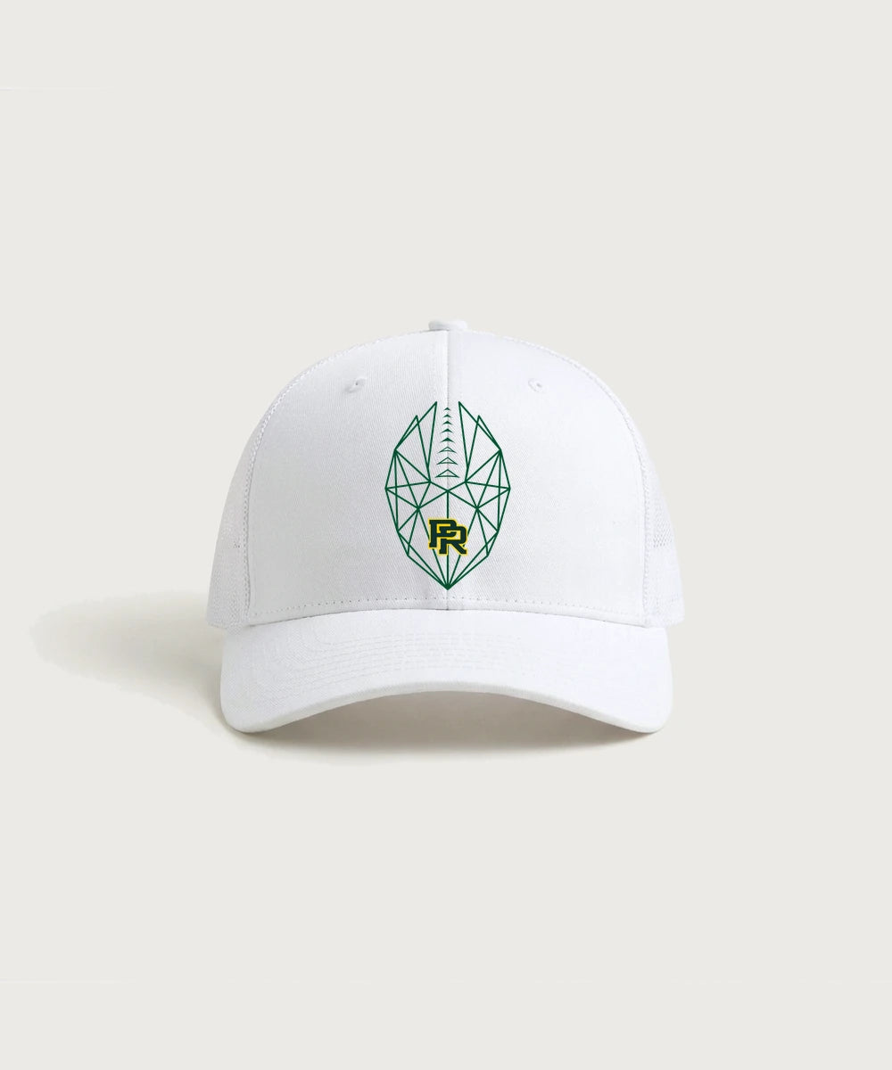 Proctor High School Football (Boys) - White/ White Sport-Tek Club Trucker Cap STC46