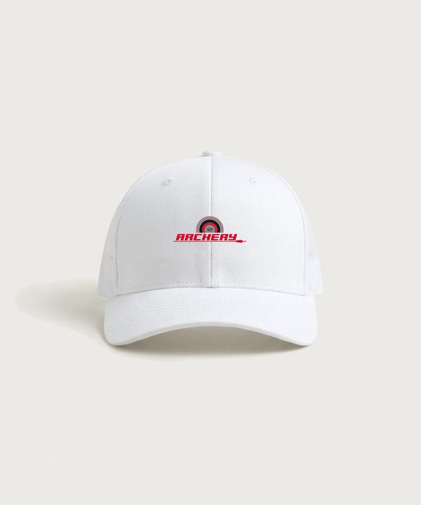 Heart Shot Ministry Archery Team Store - White/ White Sport-Tek Club Trucker Cap STC46