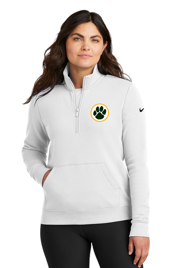 Ashwaubenon High School Baseball (Boys) - White 1/2 Zip - Left Chest