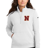 Northfield Baseball - White 1/2 Zip - Left Chest