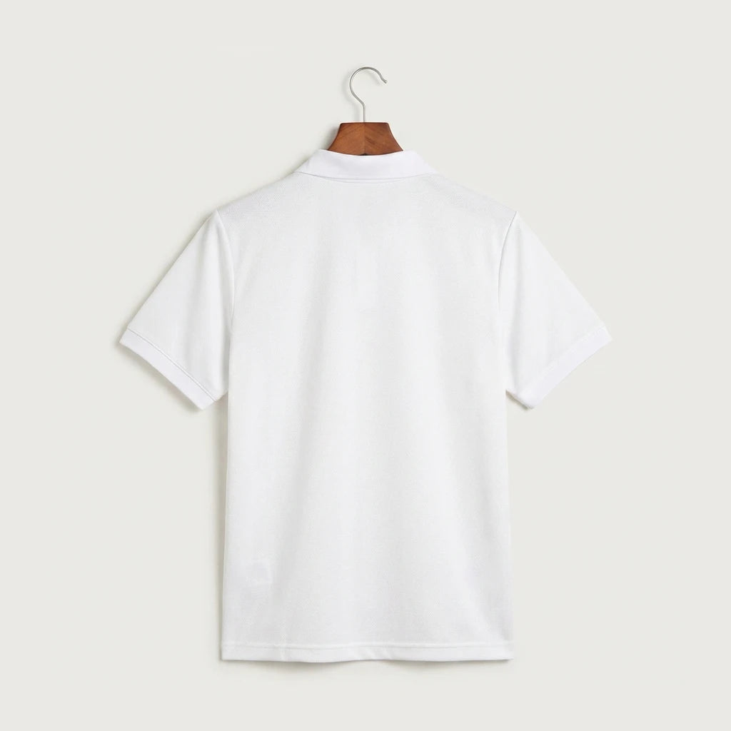 West Bend West High School Football - White Polo - Left Chest (back)
