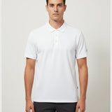 Notre Dame High School Team Store - White Polo - Left Chest (model)