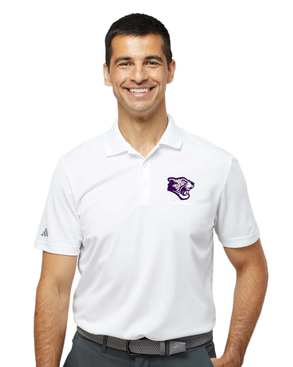Truman Softball - White Polo - Left Chest