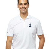 Hibbing Baseball - White Polo - Left Chest