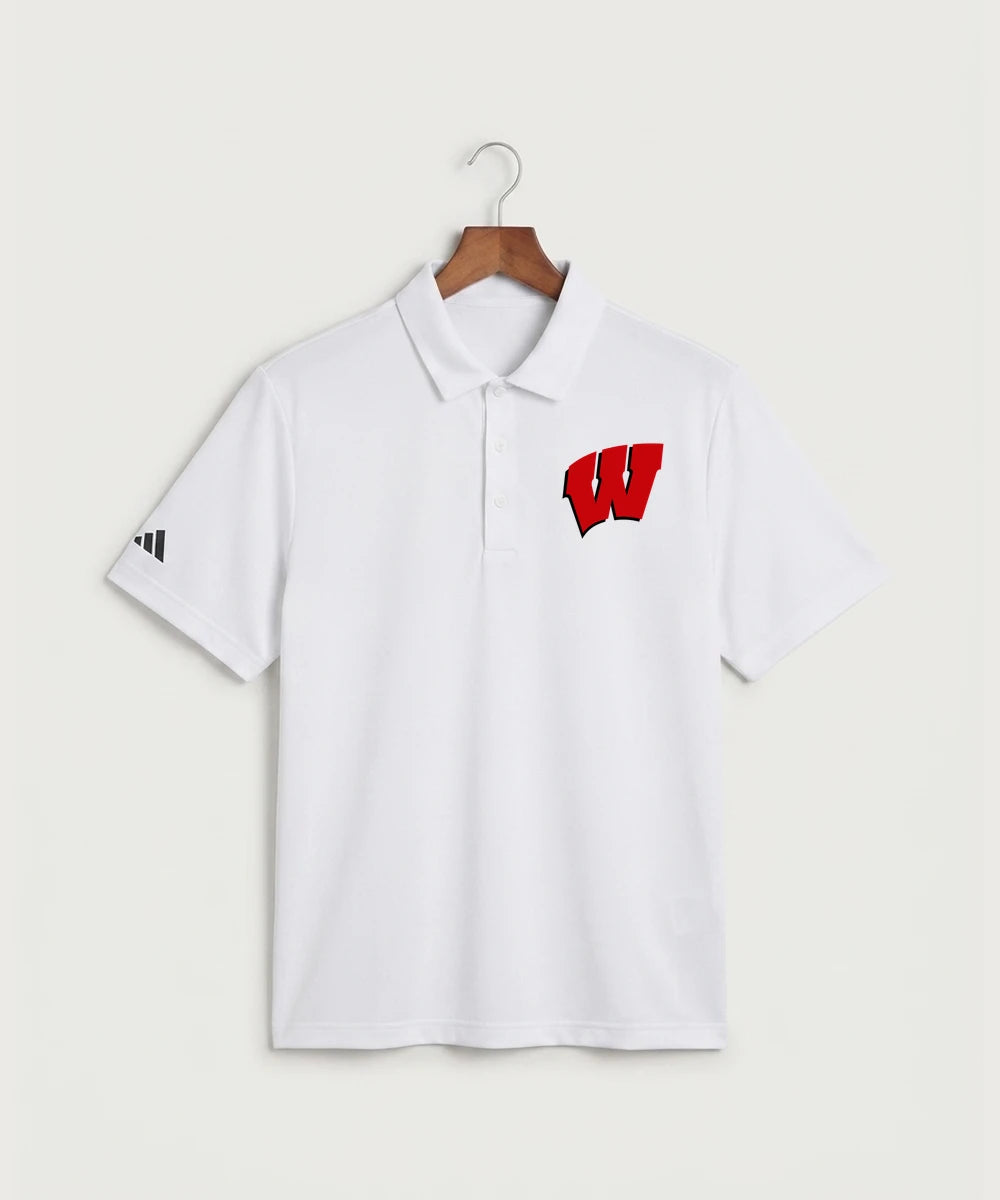 Wisconsin Hanger Test - White Polo - Left Chest (front)