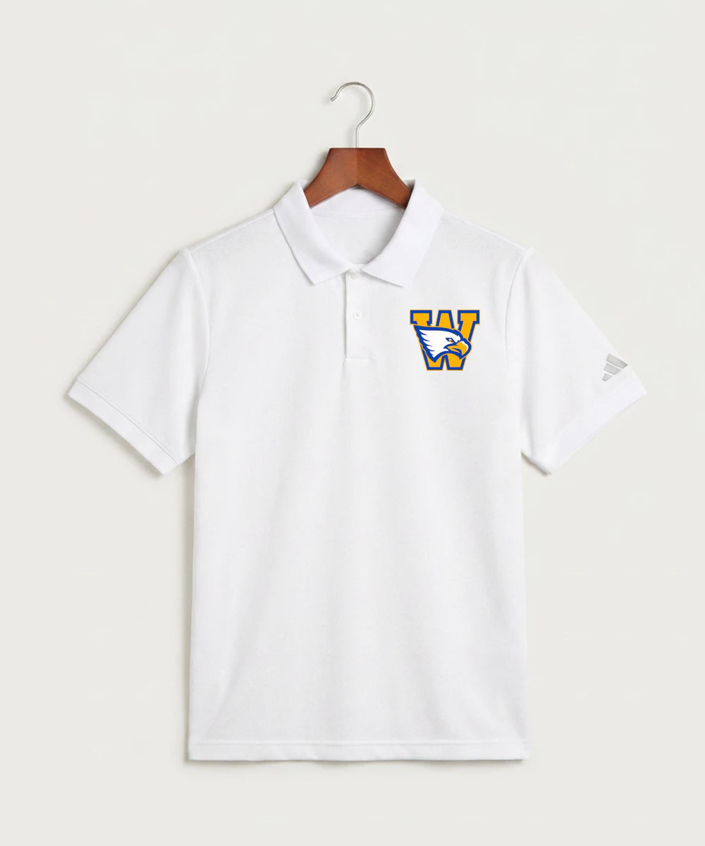 Windom Area High School Volleyball (Girls) - White Polo - Left Chest