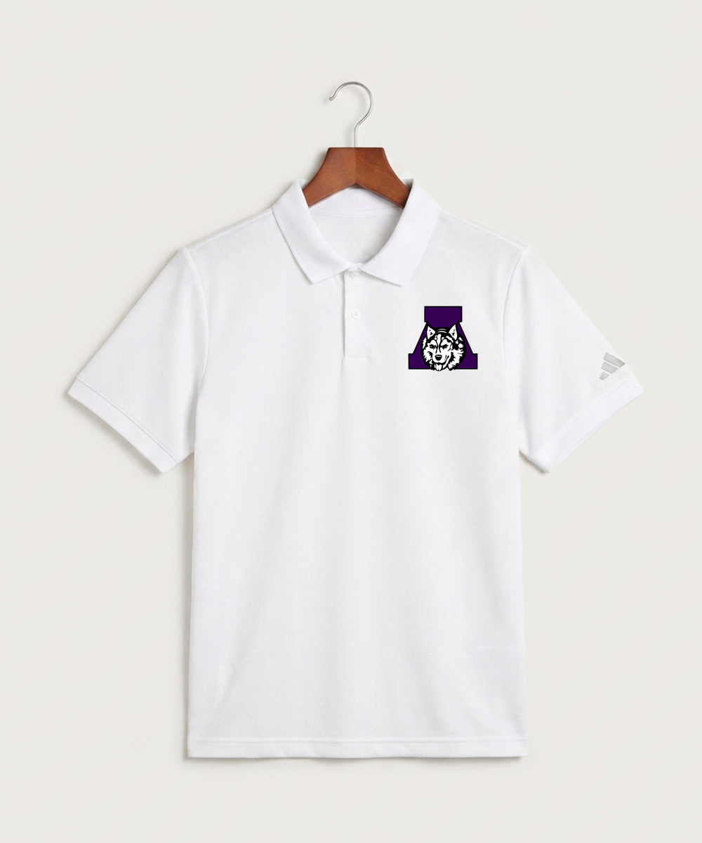 Albany High School Tennis (Boys) - White Polo - Left Chest