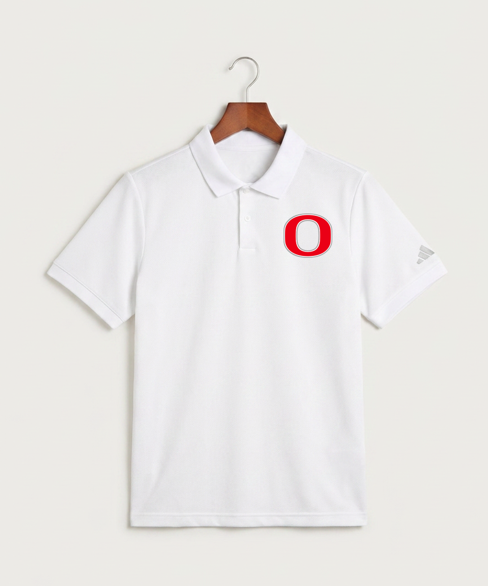 Osakis High School Athletics Coed - White Polo - Left Chest