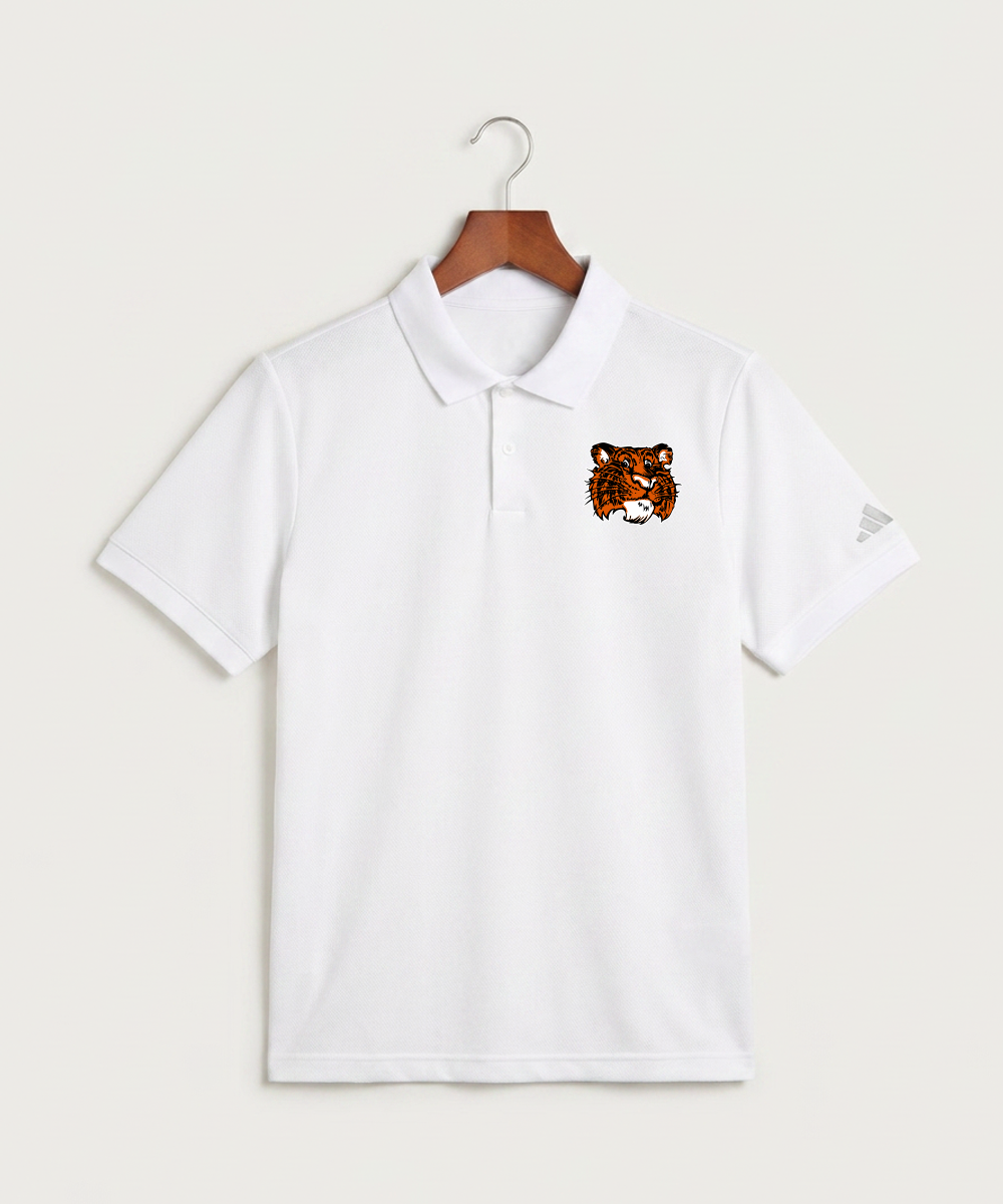 Browerville Public High School Athletics Coed - White Polo - Left Chest