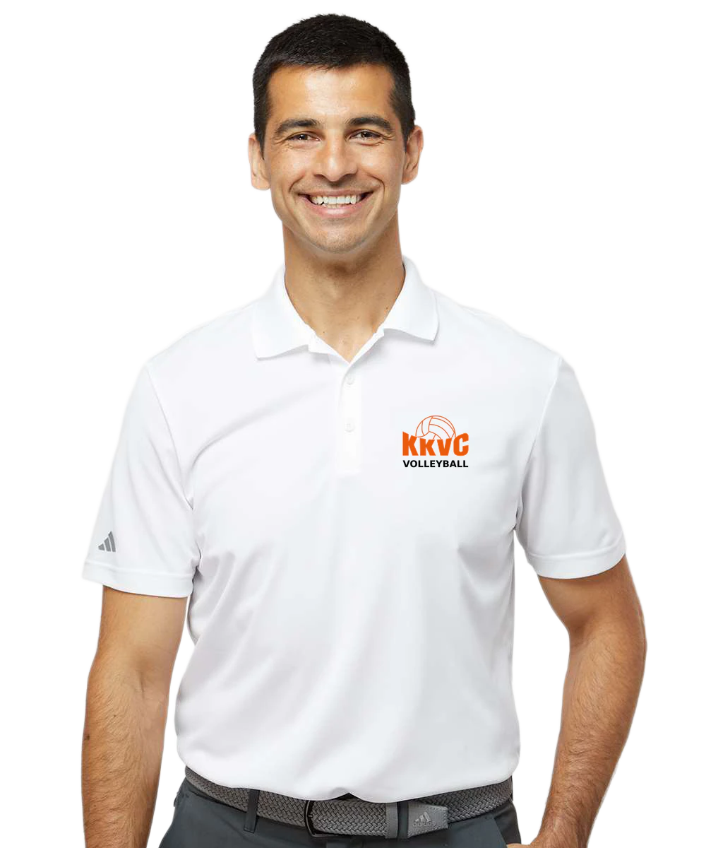 KVCC Volleyball - White Polo - Left Chest