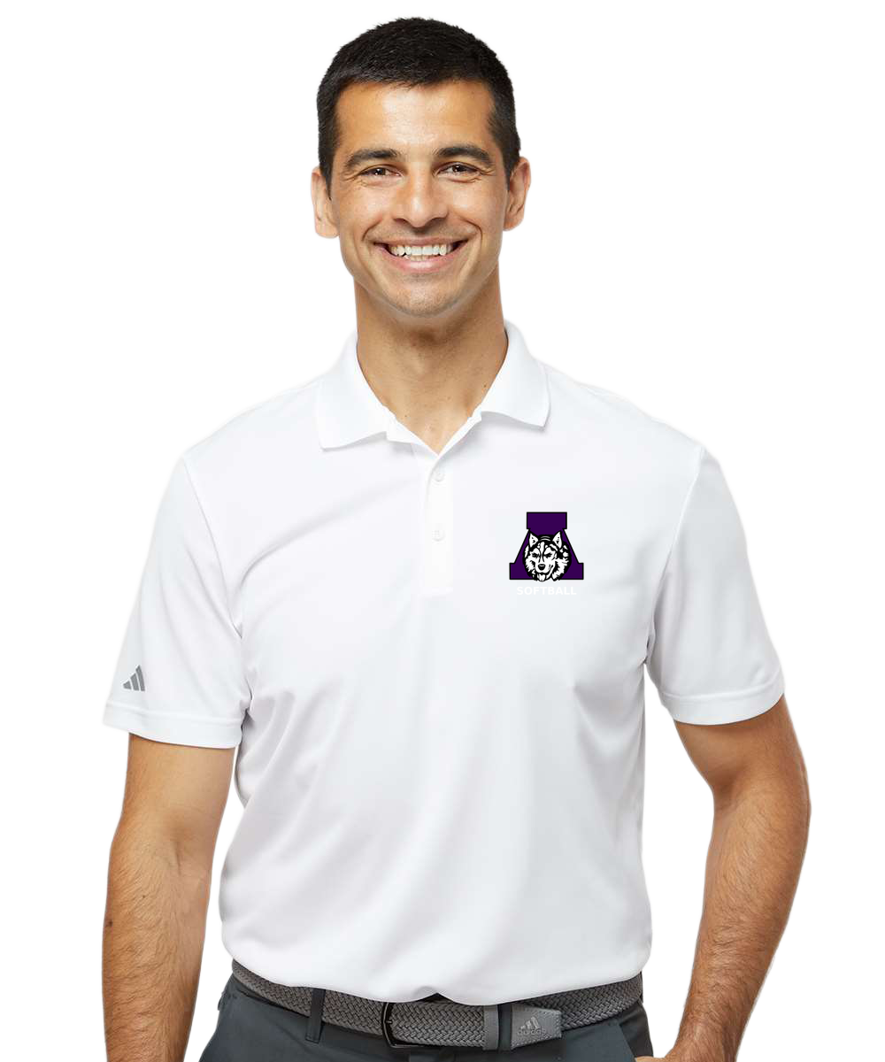 Albany Softball - White Polo - Left Chest