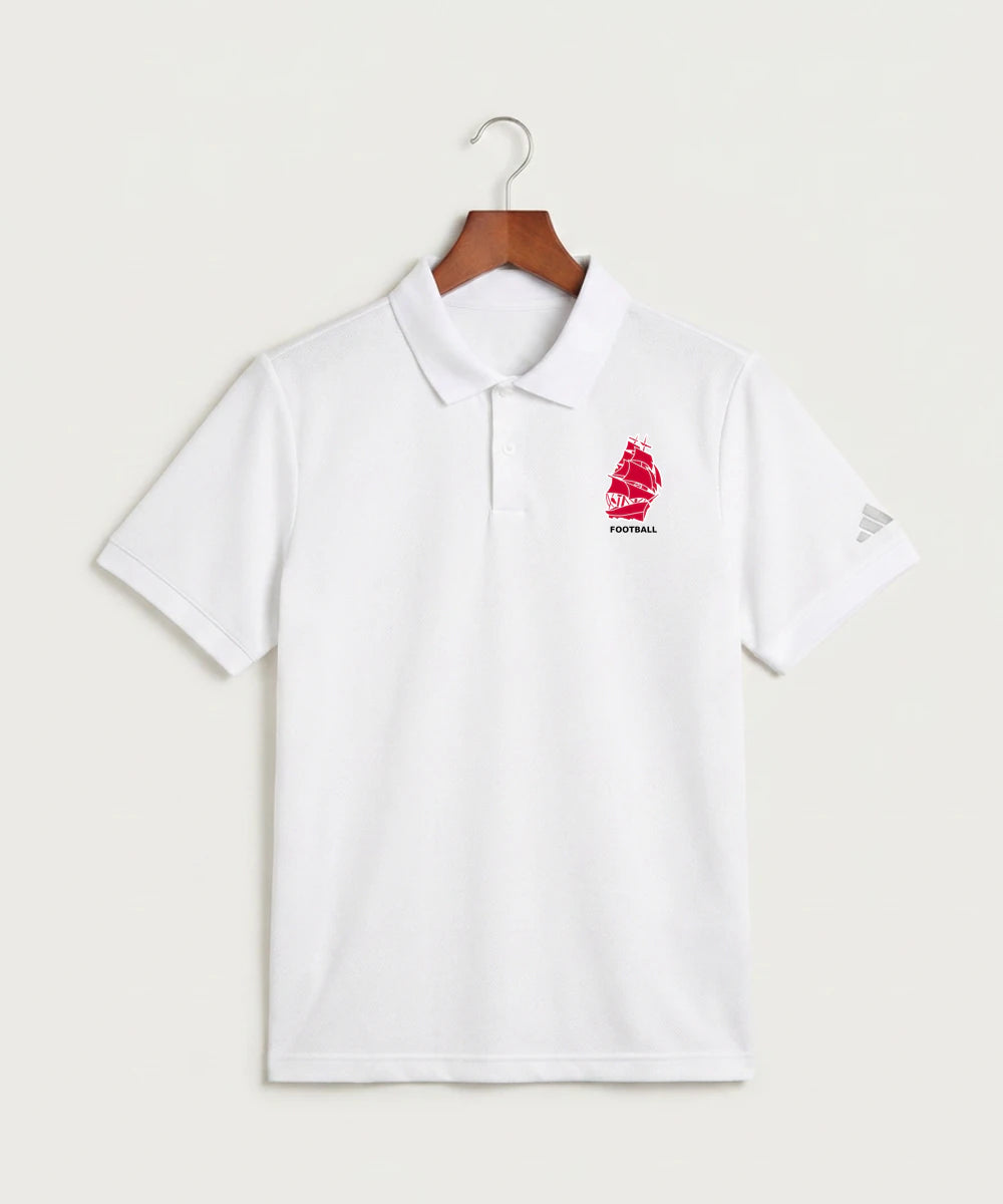 Amboy Football general - White Polo - Left Chest