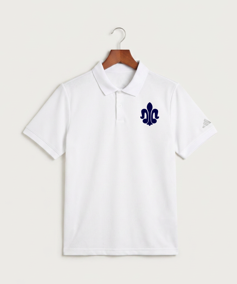 Saint Peter High School Athletics - White Polo - Left Chest