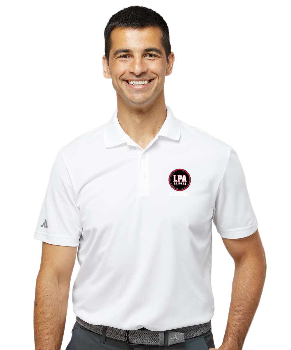 LPA BASEBALL - White Polo - Left Chest