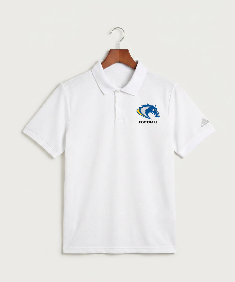 Riverside High School Football general - White Polo - Left Chest