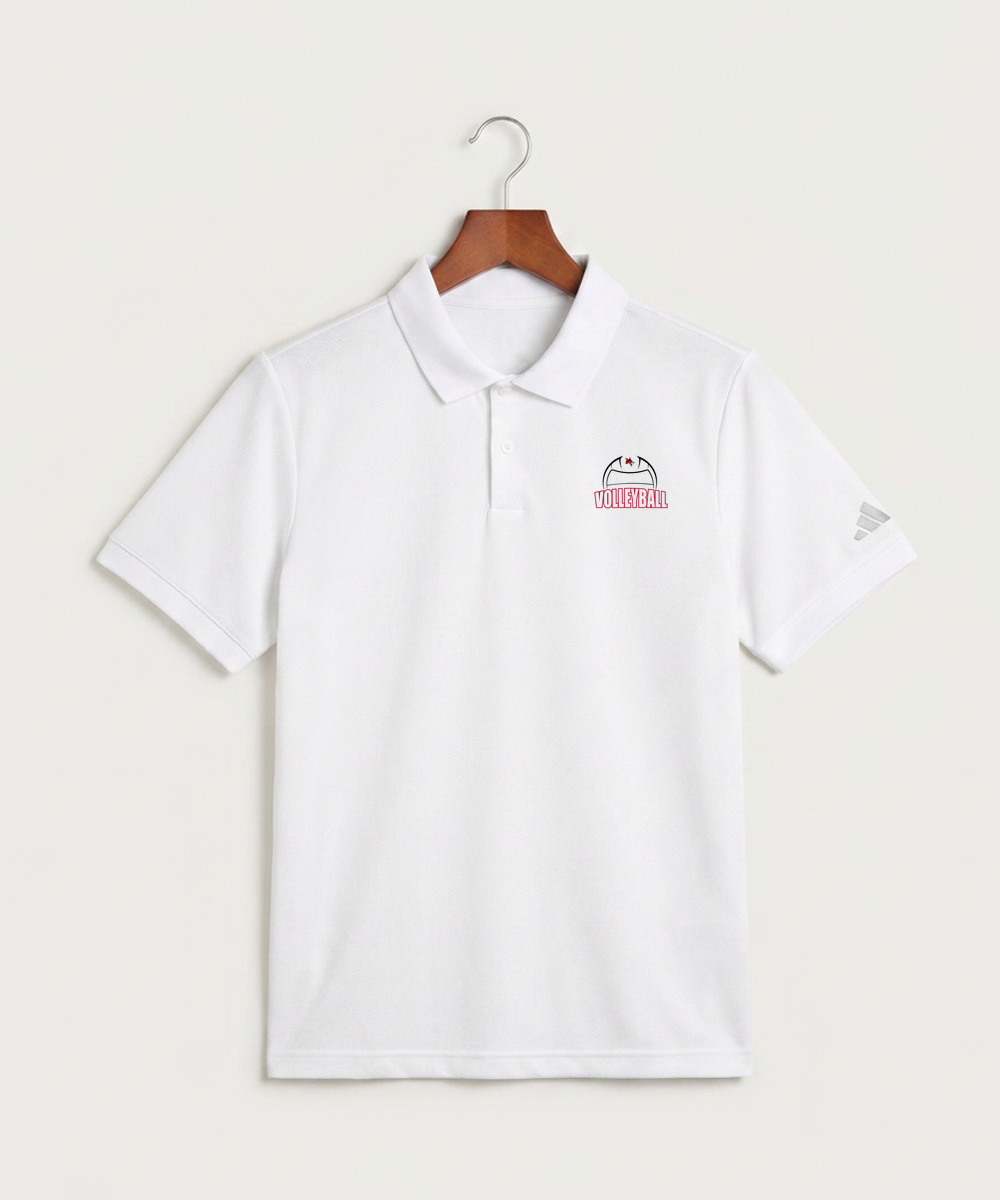 Ely Memorial High School Volleyball (Girls) - White Polo - Left Chest