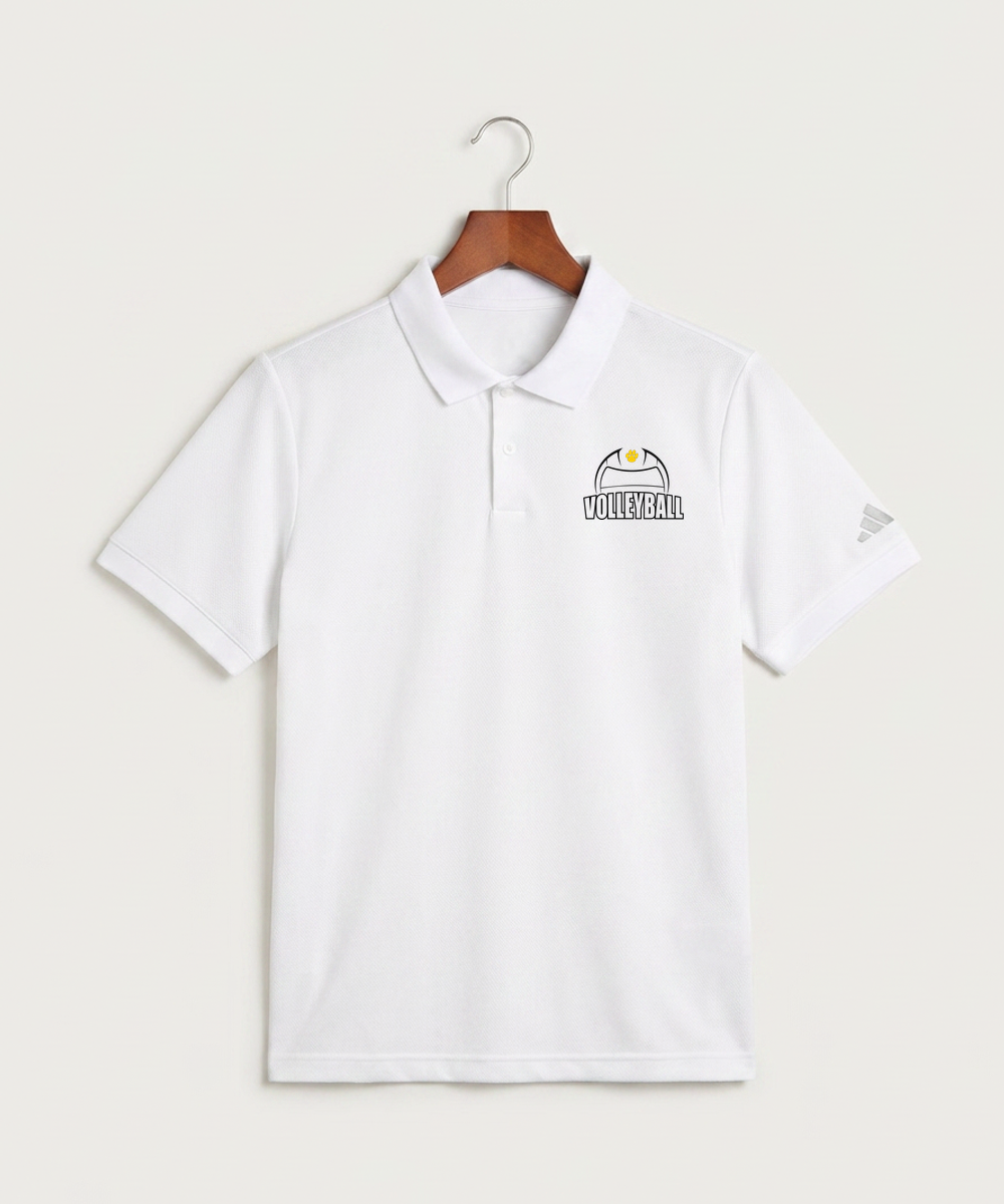 Plainview Elgin Millville H S Volleyball (Girls) - White Polo - Left Chest