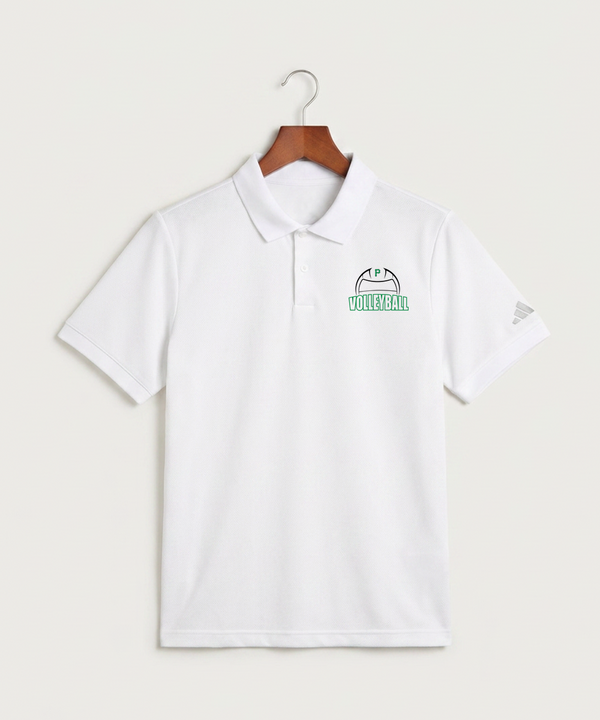 Pipestone Area High School Volleyball (Girls) - White Polo - Left Chest