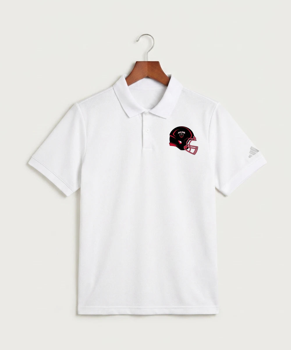 Alden-Conger-Glenville Emmons High School Football (Boys) - White Polo - Left Chest