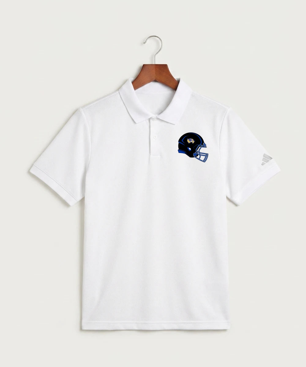 Wadena Deer Creek High School Football (Boys) - White Polo - Left Chest