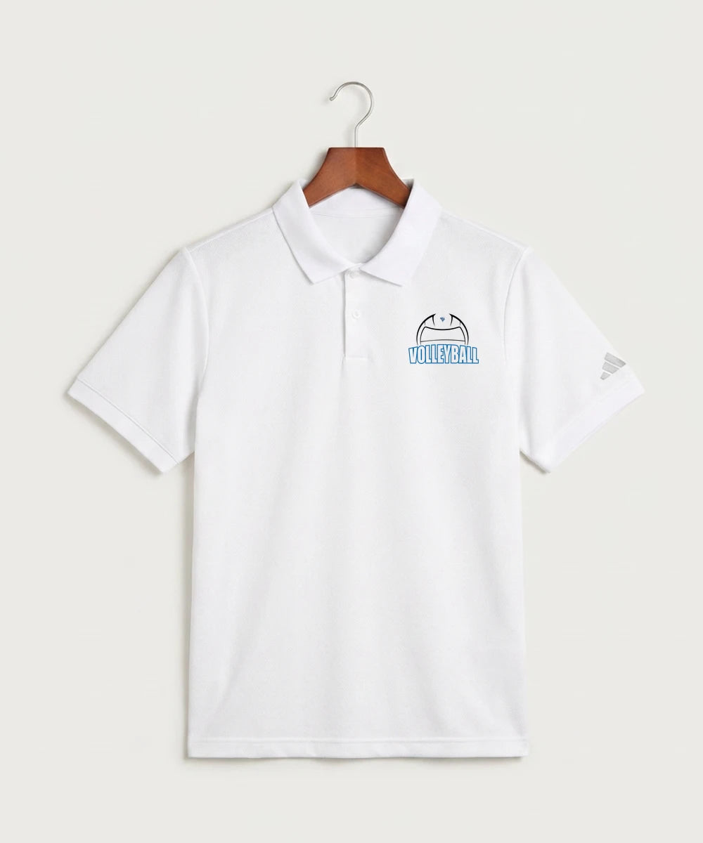 Eastview High School Volleyball (Girls) - White Polo - Left Chest